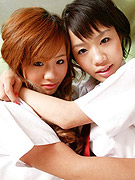 Naked Japanese school girls are twin sisters